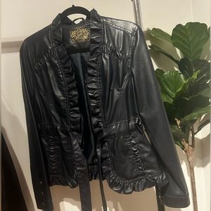Leather Jacket - Size L